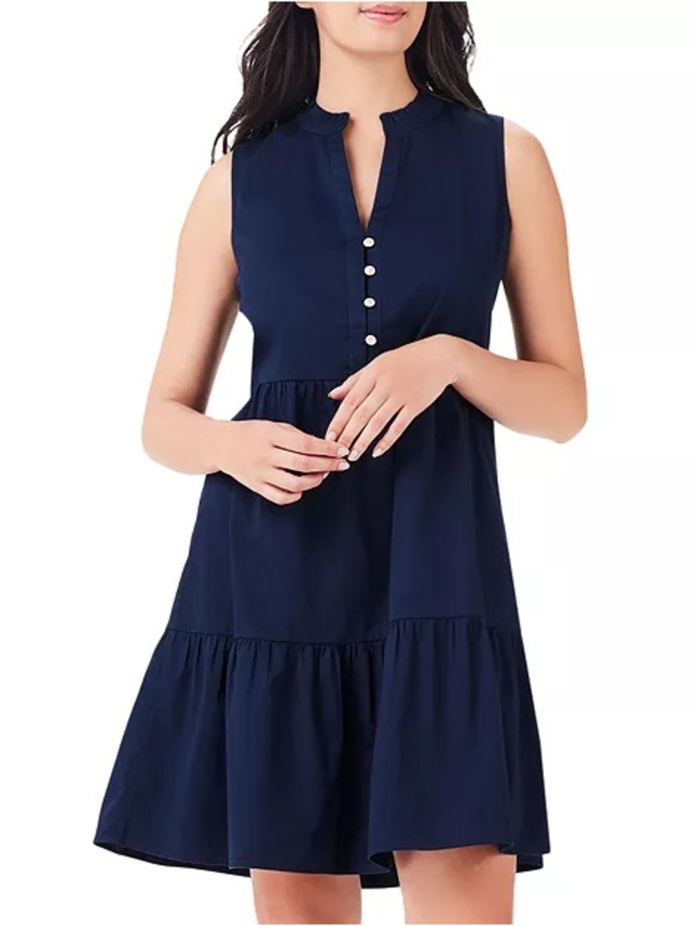 NIC+ZOE - Cotton Tia Tiered Dress - XS